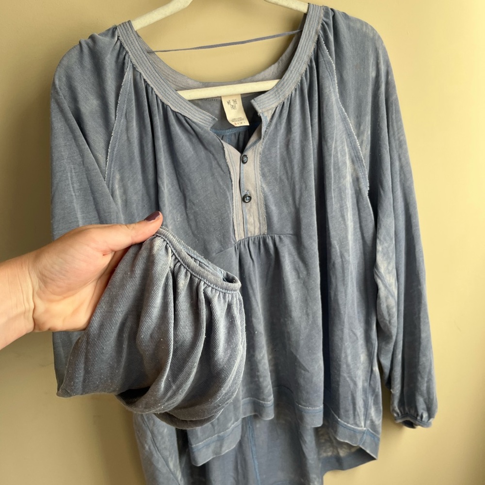 Free people balloon blouse